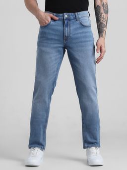 Jack & Jones - Blue Ben Skinny Fit Low Rise Stretch Jeans