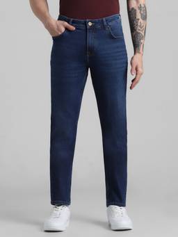 Jack & Jones - Blue Glenn Slim Fit Low Rise Stretch Jeans