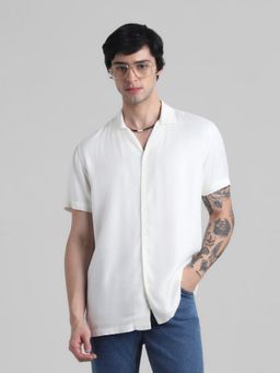 Jack & Jones - White Regular Fit Non Stretch Shirt
