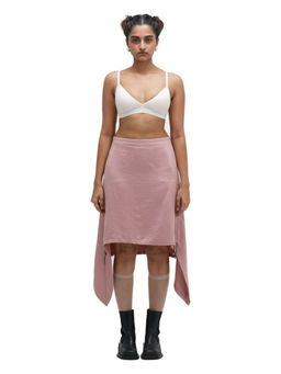MAMKAM - Pink Ruch Hour Solid Skirt