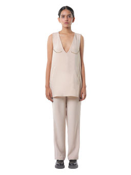 MAMKAM - Cream Dot Co-Ord Set