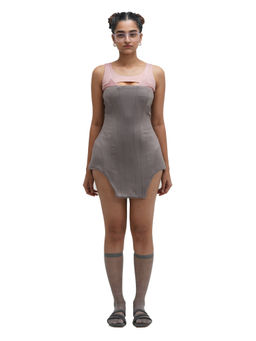 MAMKAM - Grey Cyber Rose Dress
