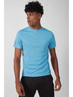 Reebok - Blue Solid Regular T-Shirt