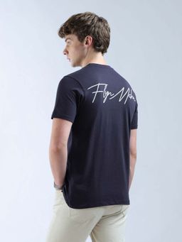 Flying Machine - Purple Printed Regular T-Shirt