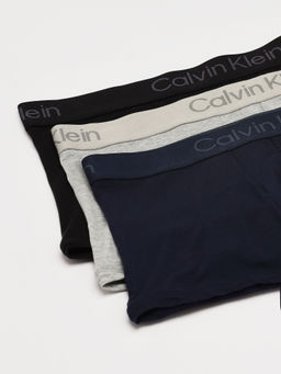Calvin Klein - Low Rise Solid Multi Colour Trunks (Pack of 3)