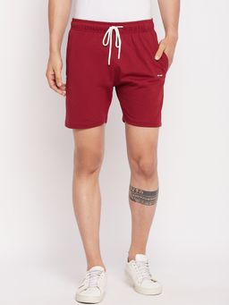 98 Degree North - Mens Solid Shorts Wine
