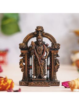 eCraftIndia - Polyresin Handcrafted Rustic Lord kartikeya Statue