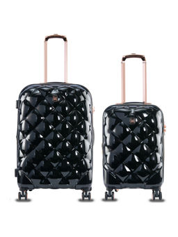 it luggage - Black Solid Trolley Bag (Set of 2)
