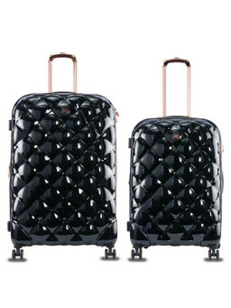 it luggage - Black Solid Trolley Bag (Set of 2)