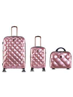 it luggage - Rose Gold Solid Trolley Bag (Set of 3)