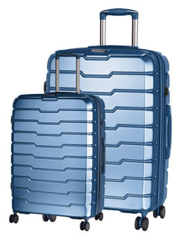 it luggage - Prosperous Metallic Blue Set of 2 28-20 Inches Expandable Hardsided TSA Trolley Bag