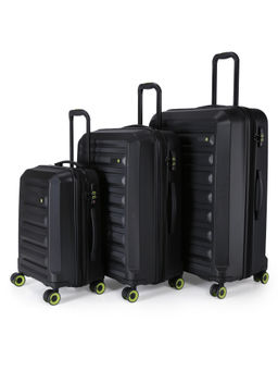 it luggage - Black Solid Trolley Bag (Set of 3)