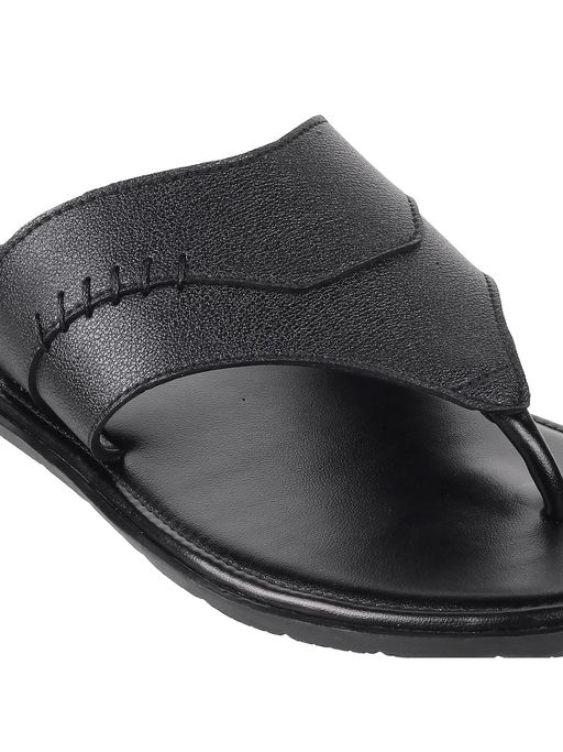 Mochi Men Black Casual Slippers Buy Mochi Mens Black Flat