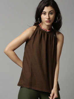 RAREISM - Coffee Brown Solid Top