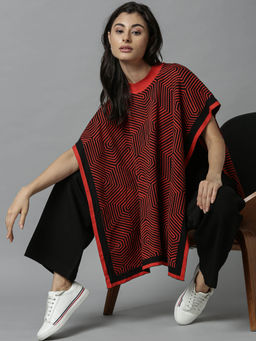 RAREISM - Rust Geometric Shrug (One Size)