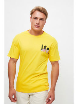 Trendyol - Man Yellow T-Shirt