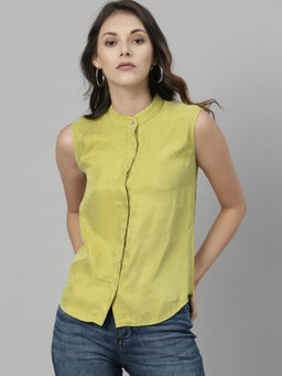RAREISM - Green Solid Shirt