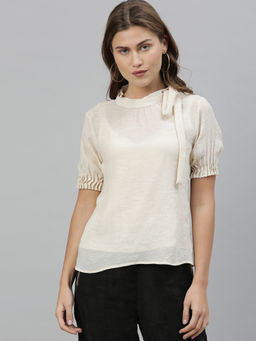RAREISM - Off White Solid Top