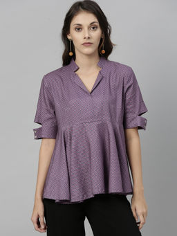 RAREISM - Pink Printed Top