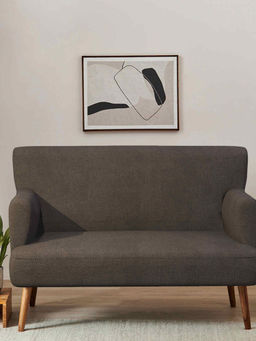 Chumbak - Memsaab Love Seat - Brown Coal