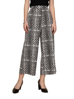 Global Republic - Zebra Ankle Length Cotton Lower For Women