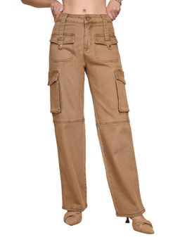 Global Republic - Full Length Cotton Cargo Pant For Women