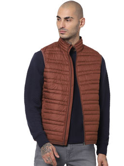 Jack & Jones - Navy Blue Quilted Sweatshirt