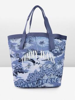 Tommy Hilfiger - Blue TJW Hot Summer Printed Tote Bag