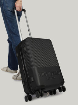 MINI WEST LONDON - Women Black Solid Carry On Cabin Luggage Bag