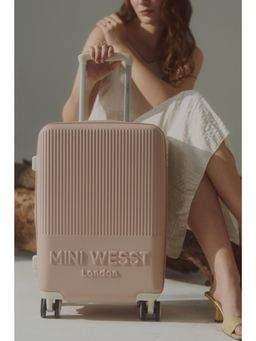 MINI WEST LONDON - Women Pink Solid Carry On Cabin Luggage Bag