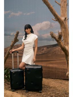 MINI WEST LONDON - Women Black Solid Luggage Bags (Pack of 2)