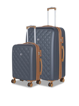 it luggage - Fashionista Charcoal Grey Set of 2 24-20 Inches Expandable Hardsided TSA Trolley