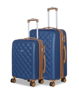 it luggage - Fashionista Blue Set of 2 24-20 Inches Expandable Hardsided TSA Luggage Trolley