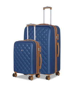 it luggage - Fashionista Blue Set of 2 28-20 Inches Expandable Hardsided TSA Luggage Trolley
