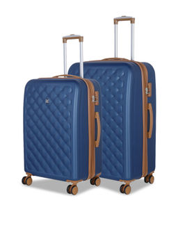 it luggage - Fashionista Blue Set of 2 28-24 Inches Expandable Hardsided TSA Luggage Trolley