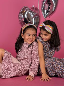 HOPUP - Sequence Light Colour Pastel Shades-Multi Hair Band (Set of 2) (5-6 Years)