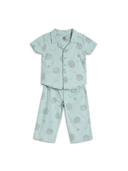 MINI KLUB - Baby Boys Lion Print Shirt With Pyjama