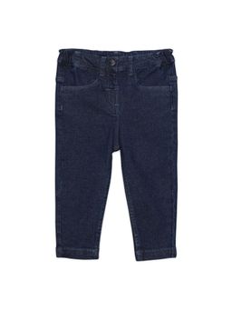 MINI KLUB - Baby Girls Solid Denim Jeans