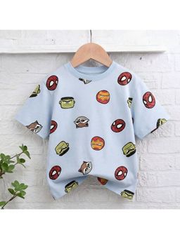 Googo Gaaga - Boys Cotton Multi Character Printed Half Sleeve T-Shirt
