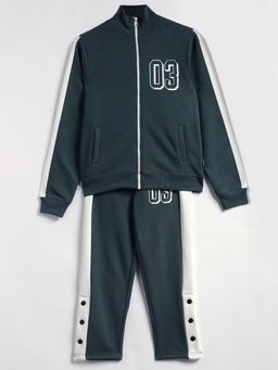 Lil Tomatoes - Boys Cotton Full Sleeve Printed Tracksuit