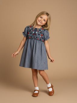 CHERRY CRUMBLE BY NITT HYMAN - Girl Knee Length Dress