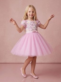 CHERRY CRUMBLE BY NITT HYMAN - Girl Knee Length Dress