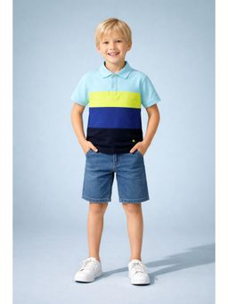 CHERRY CRUMBLE BY NITT HYMAN - Boys Half Sleeve Polo T-Shirt