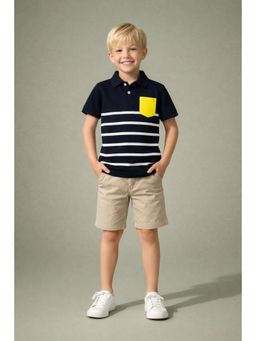 CHERRY CRUMBLE BY NITT HYMAN - Boys Half Sleeve Polo T-Shirt