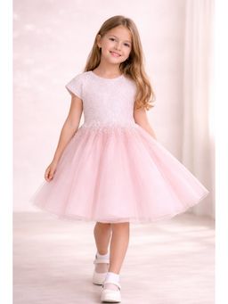CHERRY CRUMBLE BY NITT HYMAN - Pink Girl Knee Length Dress