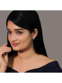 GIVA - Sterling Silver Zircon Charm Earrings For Women