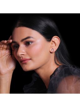 GIVA - Sterling Silver Rose Gold Fish Earrings For Women