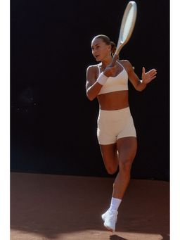 H&M - Women Orange Sports Cycling Shorts With Softmove