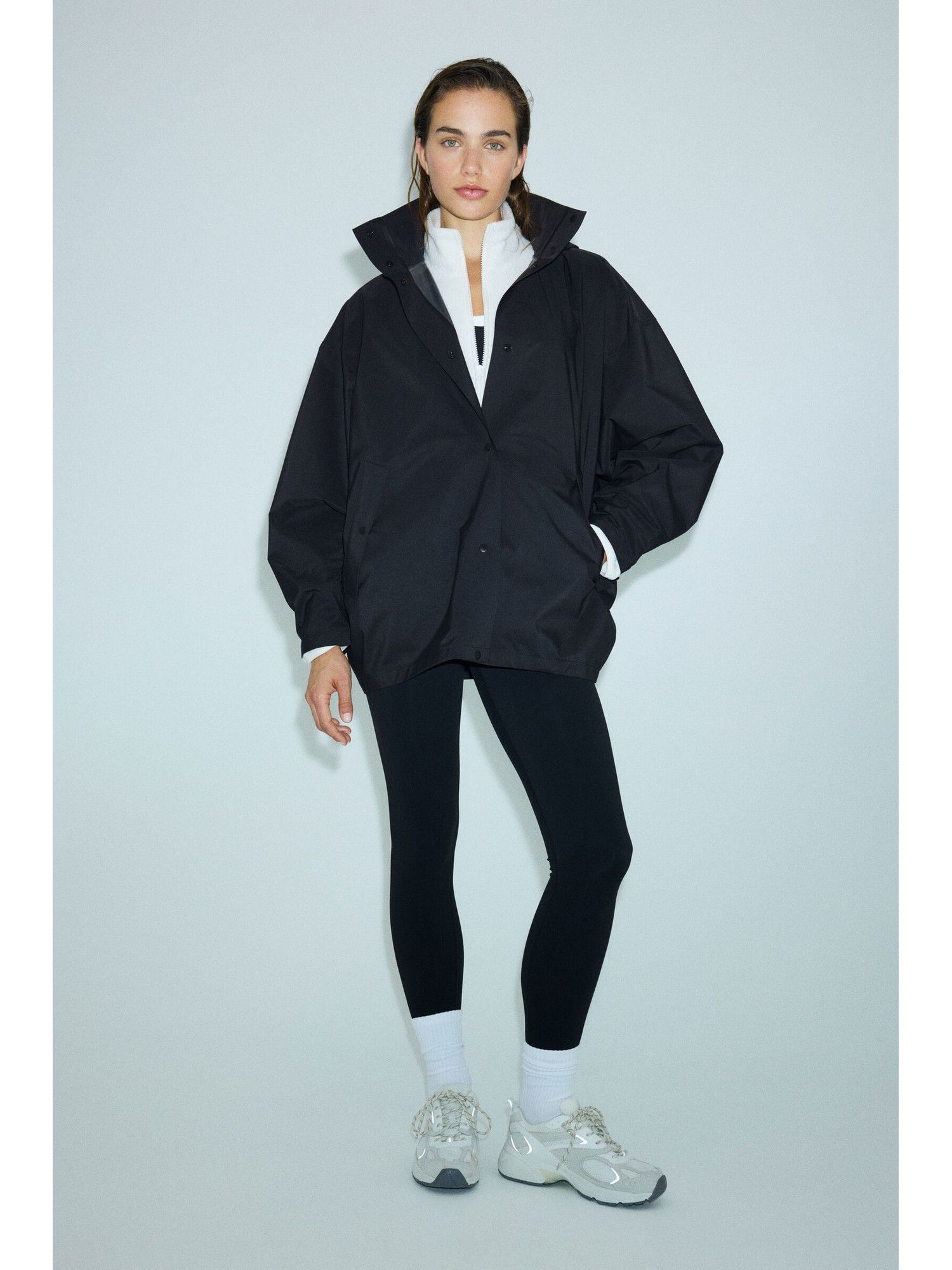 h&m Women Black Rain Jacket With Stormmove-picture-39