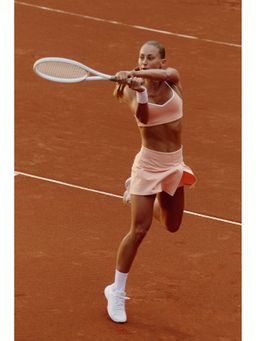 H&M - Women Orange Tennis Skirt With Softmove